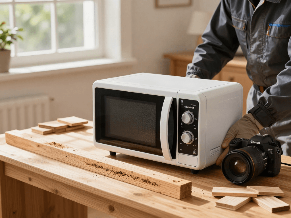 Traitement écologique des insectes à bois avec Shashel® dans un intérieur lumineux.